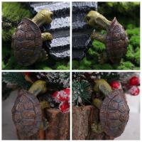 Bonitos adornos colgantes de tortuga en 3D, maceta de tortuga pequeña de dibujos animados hecha a mano, adornos decorativos de tortuga simulada para decoración del hogar - details 3