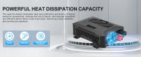 Inversor de Voltaje Dual DATOUBOSS 12V 24V a 230V Potencia de Pico 1200W/2300W - details 1