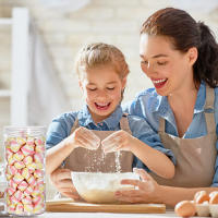 Tarro de almacenamiento transparente de 8 piezas, frascos sellados de plástico para dulces, frutas secas, condimentos, miel, contenedores de cosméticos vacíos, organizadores de cocina - details 4