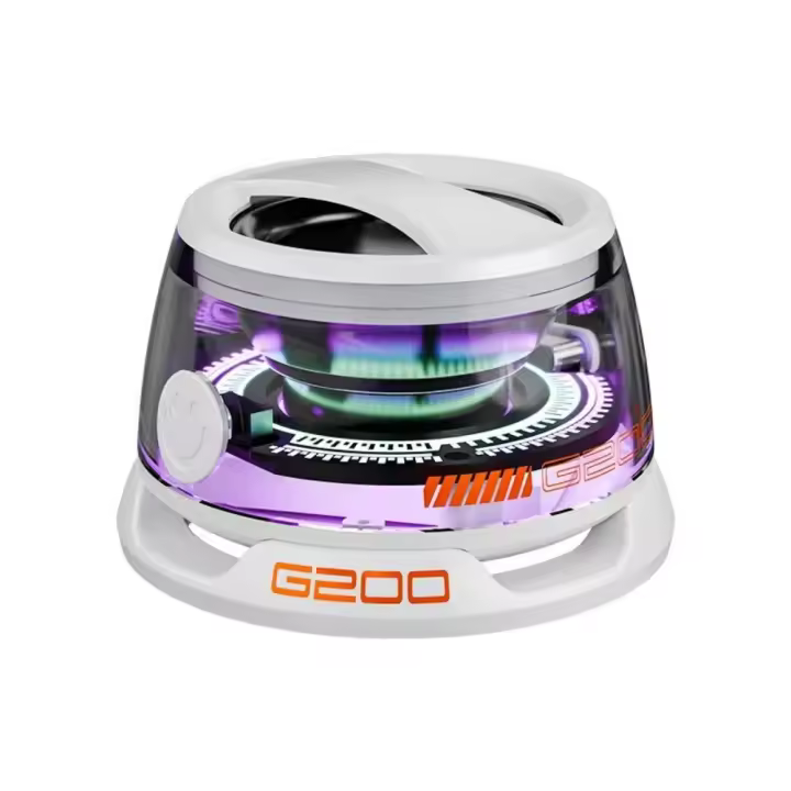 Mini Altavoz Bluetooth 2 en 1 con iluminación RGB, caja de sonido inalámbrica magnética, sonido estéreo, Subwoofer, soporte creativo para teléfono deportivo - 1
