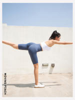 Movimiento de deportes sujetador sin costuras de soporte elástico Y diseño en forma de secado rápido de Yoga Fitness ABE - details 1