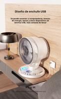 Ventilador USB Silencioso Portátil Potente Ventilador de Mesa con 3 Velocidades, Ajustable 90°, Mini Ventilador para Hogar, Oficina, Camping - details 11