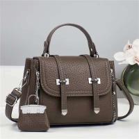 Bolso bandolera de gran capacidad para mujer de moda de alta gama 21533 con cierre de cremallera - details 2