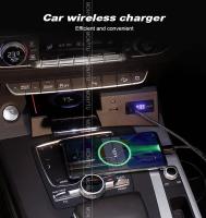 Vtear para Audi Q5 / Q5 Sportback 2025 ~ 2018 Cargador de teléfono móvil para automóvil Cargador QI inalámbrico Adaptador de panel de carga rápida de 15 W Producto interior Accesorios para automóviles - details 0
