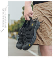 Sandalias de bolsillo con suela ligera para exteriores, de gran tamaño, sandalias de senderismo de verano para mujer, zapatos de playa para hombre - details 26