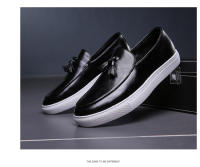 Zapatos de cuero de pie de moda, zapatos casuales de negocios con personalidad para hombres - details 9