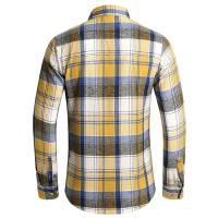 Camisa de Manga Larga con Estampado Geométrico a Rayas Estilo Casual para Hombres - details 31