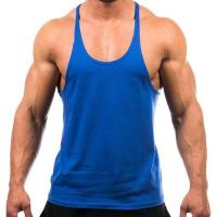 Camiseta de algodón sin mangas para hombre, chaleco para correr, gimnasio, entrenamiento, culturismo, nuevo estilo - details 1