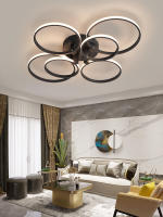 Lámpara led de techo moderna para sala de estar, plafón interior, 90-260V, para dormitorio, estudio - details 12