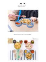 Kid Cartoon Mouse Mickey Bowl Plates Lunch Box Kid Baby Kids Infant Rice Food Bowl Plastic Dinnerware - details 6