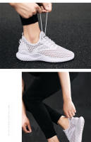 Zapatillas de moda para hombre Zapatillas de malla transpirables Color sólido Casual Cien Zapatos para correr - details 11