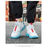 Nuevos zapatos ligeros de baloncesto para niños, zapatos deportivos con hebilla giratoria para niños, zapatillas deportivas transpirables para correr, zapatos de tenis para niños al aire libre - details 16