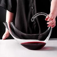 Arte abstracto, botella de vino con forma de Escorpio de 1000-1500 ml, cristal, bar en casa, vino tinto, pétalos, regalo navideño, decoración de particiones - details 2