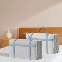 Bolsa de almacenamiento de edredón de tela no tejida, bolsa de embalaje plegable de gran capacidad para mudanzas, ahorro de espacio con cremalleras y asas - details 8