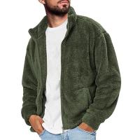 Chaqueta con capucha de Color sólido para hombre, suéter de lana, ropa de moda, temporada de otoño e invierno - details 2