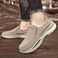 Zapatos de lona informales para hombre, zapatillas sin cordones a la moda para exteriores - details 4