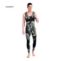 Traje de neopreno de fisión de manga larga para hombre, traje de neopreno sumergible para buceo, Tops y pantalones que mantienen el calor, protección solar de 2 piezas, 3mm - details 23