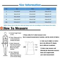 Vestido sin mangas de verano para mujer, vestidos largos estampados a la moda informal para mujer - details 0