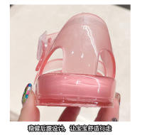 Nuevos zapatos de gelatina romana para niños, zapatos con agujero en la cabeza, zapatos de playa para vadear para niñas - details 8