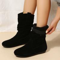 Otoño Invierno zapatos planos de mujer botas martin zapatos de bota corta de moda - details 5