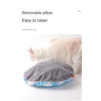 Cama suave para gato y perro, casa de invierno para dormir profundamente, cojín extraíble, tienda cerrada para mascotas, suministros para cachorros - details 3