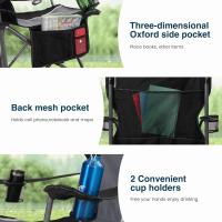 Silla Plegable de Camping (Negro) - details 5