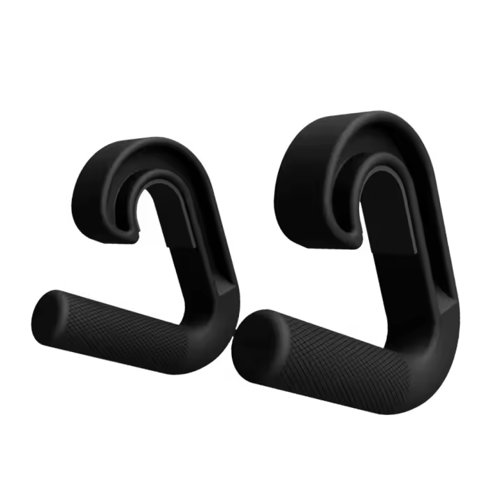 1 par de mangos triangulares de agarre vertical para fitness 90 °   Gimnasio antideslizante con mango vertical, construcción muscular multifuncional - 1