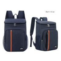 Bolsa de almuerzo térmica portátil de 18L, caja de comida duradera, refrigerador impermeable, funda con aislamiento de hielo, barbacoa, Camping, Oxford, mochilas para cena, Icebox - details 7