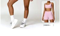 Pantalones Cortos de Cintura Alta de Yoga Ouwu Anti-Esqüí, Ideal para Ciclismo, Correr, Entrenamiento Intenso, Gimnasio Ropa Deportiva para Mujeres - details 5