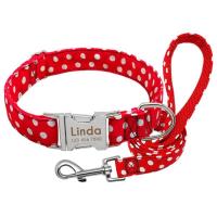 Collar de nailon personalizado perro, accesorio para mascotas pequeñas, medianas grandes, Pitbull, rojo, azul y negro - details 10