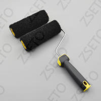 Rodillo para masilla, cepillo de fibra negra, seda, microcemento, lechada espesa, piedra de cueva de arroz, herramienta de recubrimiento artístico de tierra de diatomeas - details 3