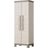 Armario de Almacenamiento de Resina 2 Puertas, 4 Baldas Ajustables en Altura, 1 Fija - details 7