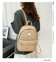 Mochila de Cuero Suave Versátil Retro Nueva Edición Coreana 2024 Bolso de Viaje de Moda Prism para Mujeres - details 0