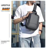 Bolsa de mensajero de hombro Bolsa de pecho impermeable de moda ligera Bolsa de pecho informal Commuter - details 1