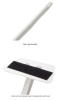 Cepillo de limpieza de esponja de azulejo, mango largo extraíble, multifuncional, para pared de baño y bañera - details 14