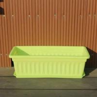 Contenedor de plantas para balcón, jardín, exterior, grande, rectangular, de plástico, para verduras, maceta cuadrada - details 8