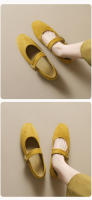 Zapatos Mary Jane Retro de Fondo Plano Weiwei Girl 313-26 Suela Suave, Boca Baja para Mujeres - details 3