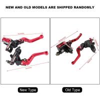 Embrague de freno Universal para Moto, Palancas de depósito de freno(rojo), 7/8 ", 22mm, 1 par - details 4