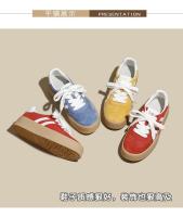 Zapatillas de Entrenamiento Alemanas Gruesas Versátiles con Cordones de Suela Plana Altura Pequeña - details 18