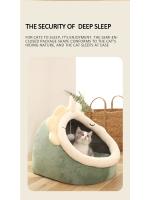 Cama suave y cálida para mascotas, cojín de tumbona acogedora, tienda de campaña para casa de mascotas, alfombrilla lavable para perros pequeños, camas de invierno para gatos - details 2