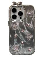 Funda de Teléfono 3D Flor Butterfly Adecuada para iPhone 15 Pro Max, 14 Pro, 11, 15, 1, 13, 12 - details 7
