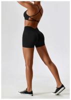 Camisola Deportiva Sin Espalda Top de Deportes Ajustado para Mujeres Absorbente de Choques - details 32