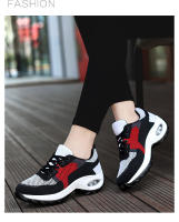 Zapatillas de moda para mujer Zapatillas de malla transpirable con amortiguación de aire Zapatos casuales con aumento de altura para mujer - details 3