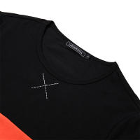 Camiseta de manga corta para hombre, ropa de calle informal de retales, Hip Hop, M-5XL, novedad de verano, 2024 - details 10
