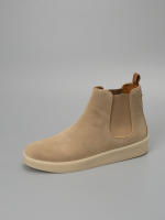 Botas Chelsea casuales de cuero premium británico, piel de alta calidad, color sólido. - details 20