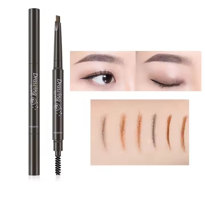 Pluma de Cejas Profesional Impermeable y Duradera Doble Cabeza para Mejorar el Haste de Cejas - 1