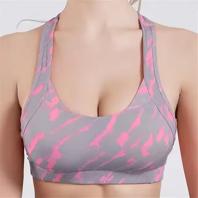 Sujetador Deportivo Transpirable para Mujer Ropa Interior Acolchado Resistente a Golpes para Gimnasio, Correr, Fitness, Yoga - 1