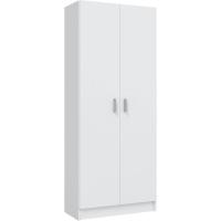 Armario Auxiliar Blanco 3 Puertas Acabado Mate Medidas: Ancho: 109 cm x Fondo: 37 cm x Alto: 180 cm - details 5