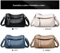 Bolso de cuero suave para mamá, bolso de mujer de mediana edad, bolso bandolera - details 9