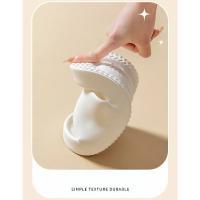 Zapatillas de verano de suela blanda de EVA para mujer, chanclas planas informales para interior y hogar, sandalias antideslizantes para baño, zapatos deslizantes de playa para hombre al aire libre - details 8